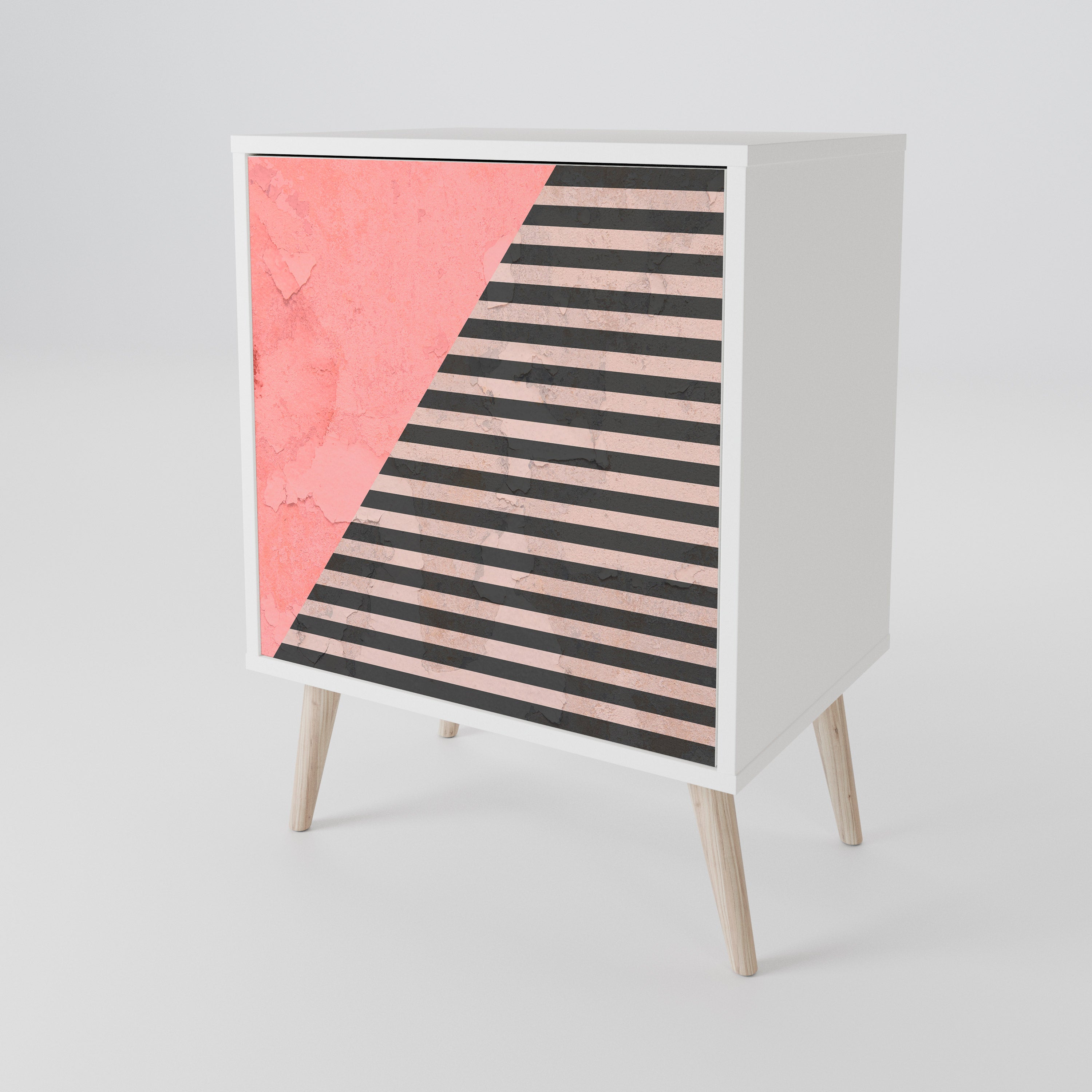 GLAMOROUS STRIPE Μπουφές 1-θύρας