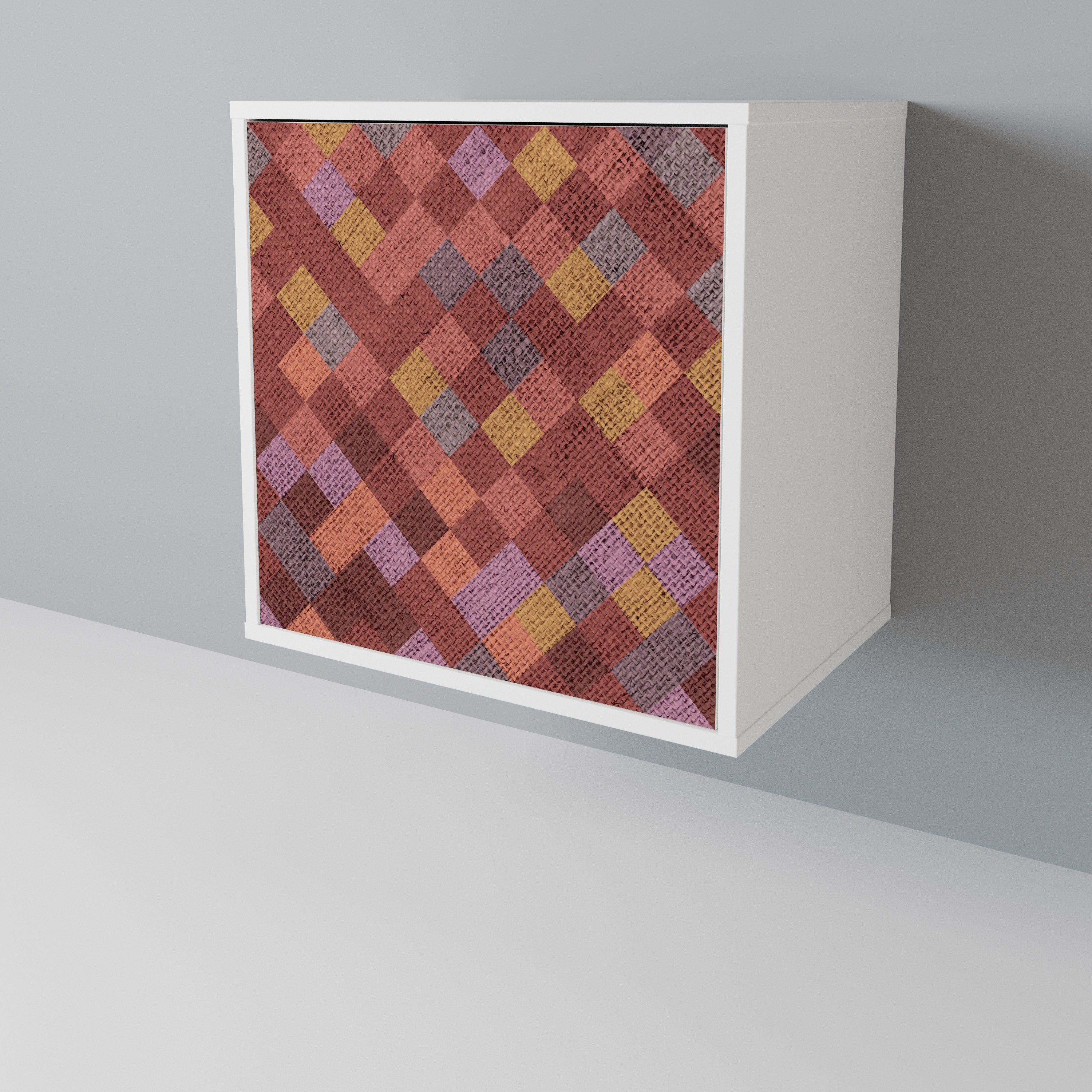PAINTED SQUARES Μπουφές 1-θύρας