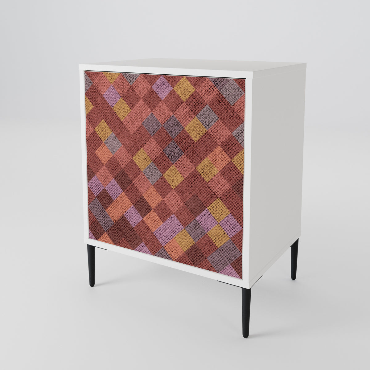 PAINTED SQUARES Μπουφές 1-θύρας
