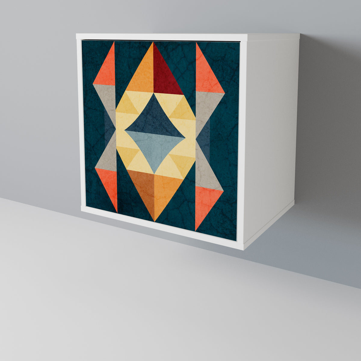 CRACKED ILLUSION 1-Door Sideboard