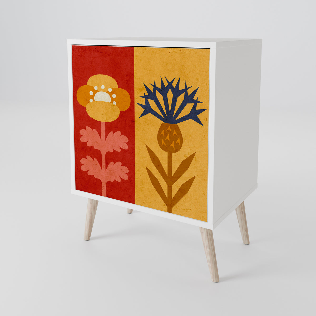 SCANDIC FLOWERET 1-Door Sideboard