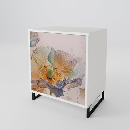 SOFTEN POPPY 1-Door Sideboard