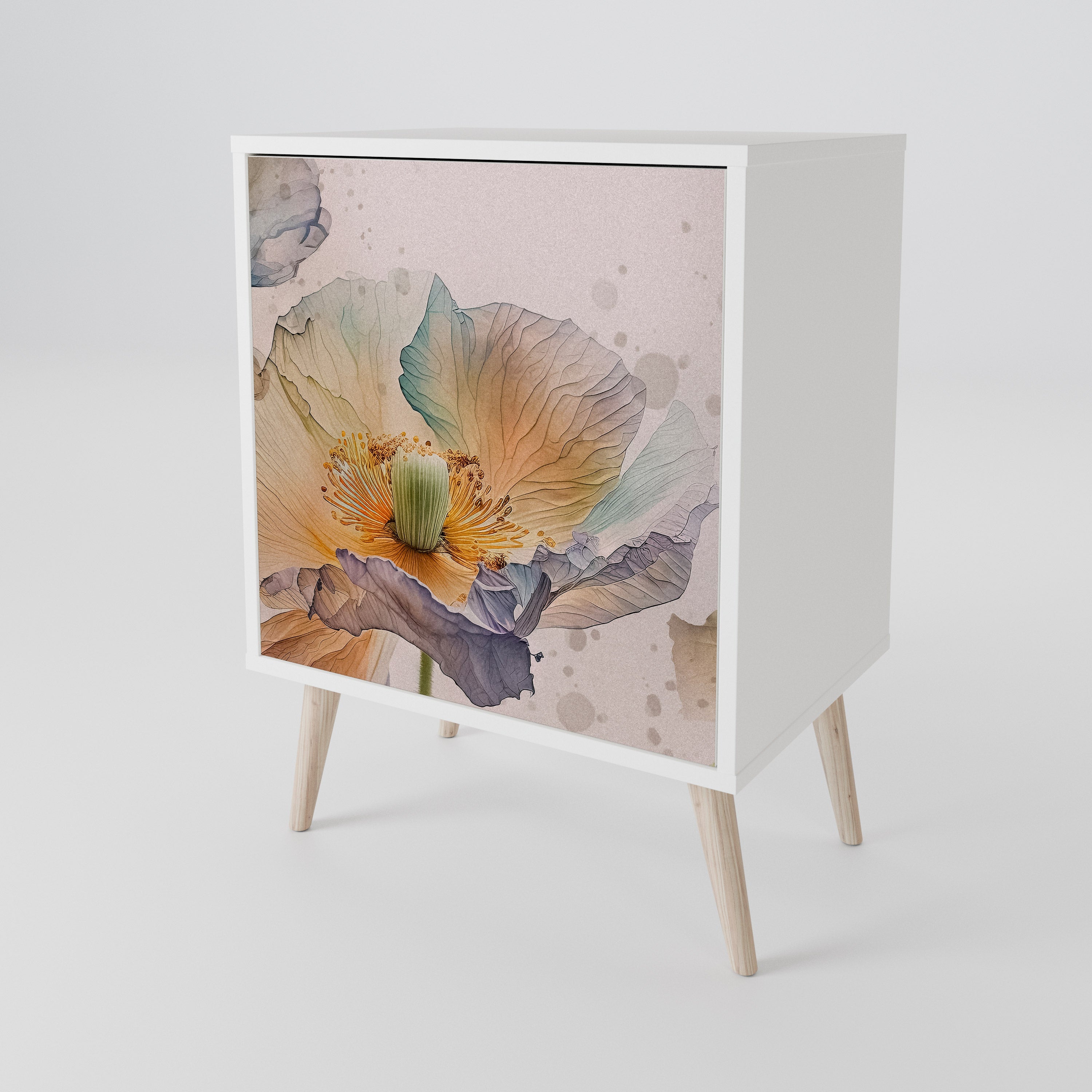 SOFTEN POPPY Μπουφές 1-θύρας