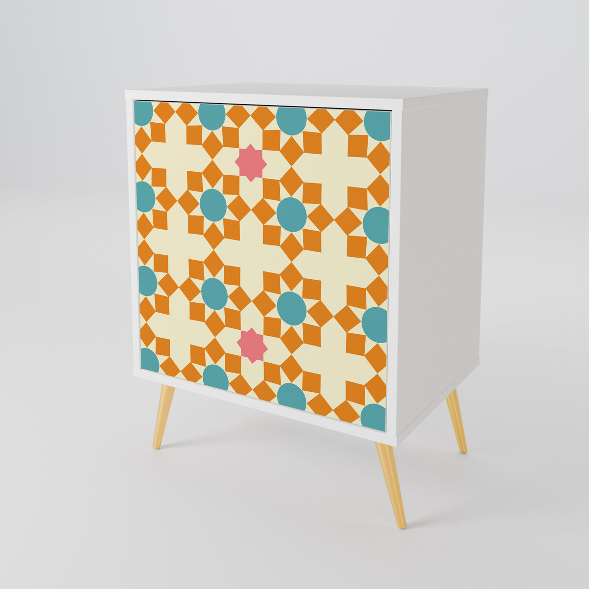 FLORAL DECOR 1-Door Sideboard