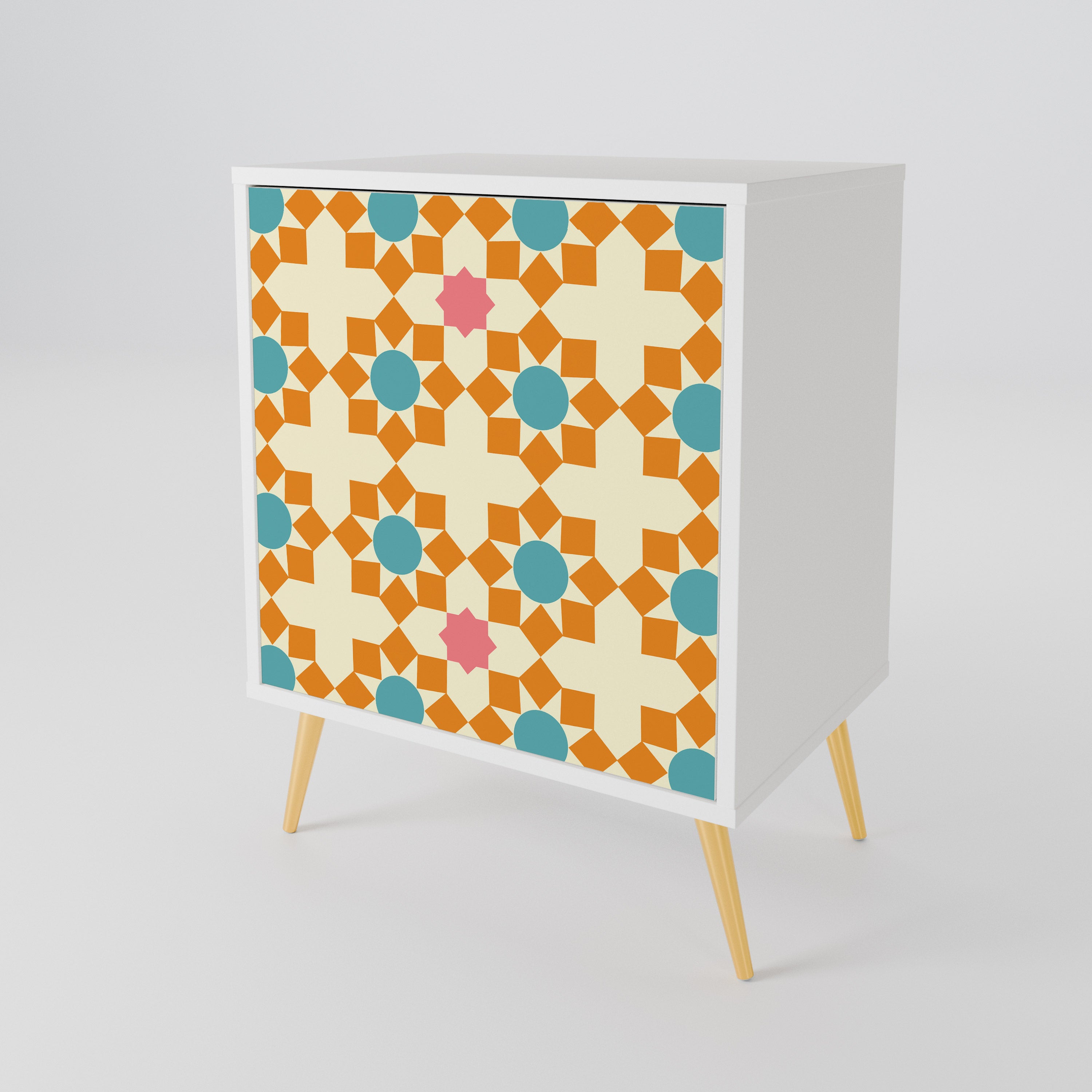 FLORAL DECOR Μπουφές 1-θύρας