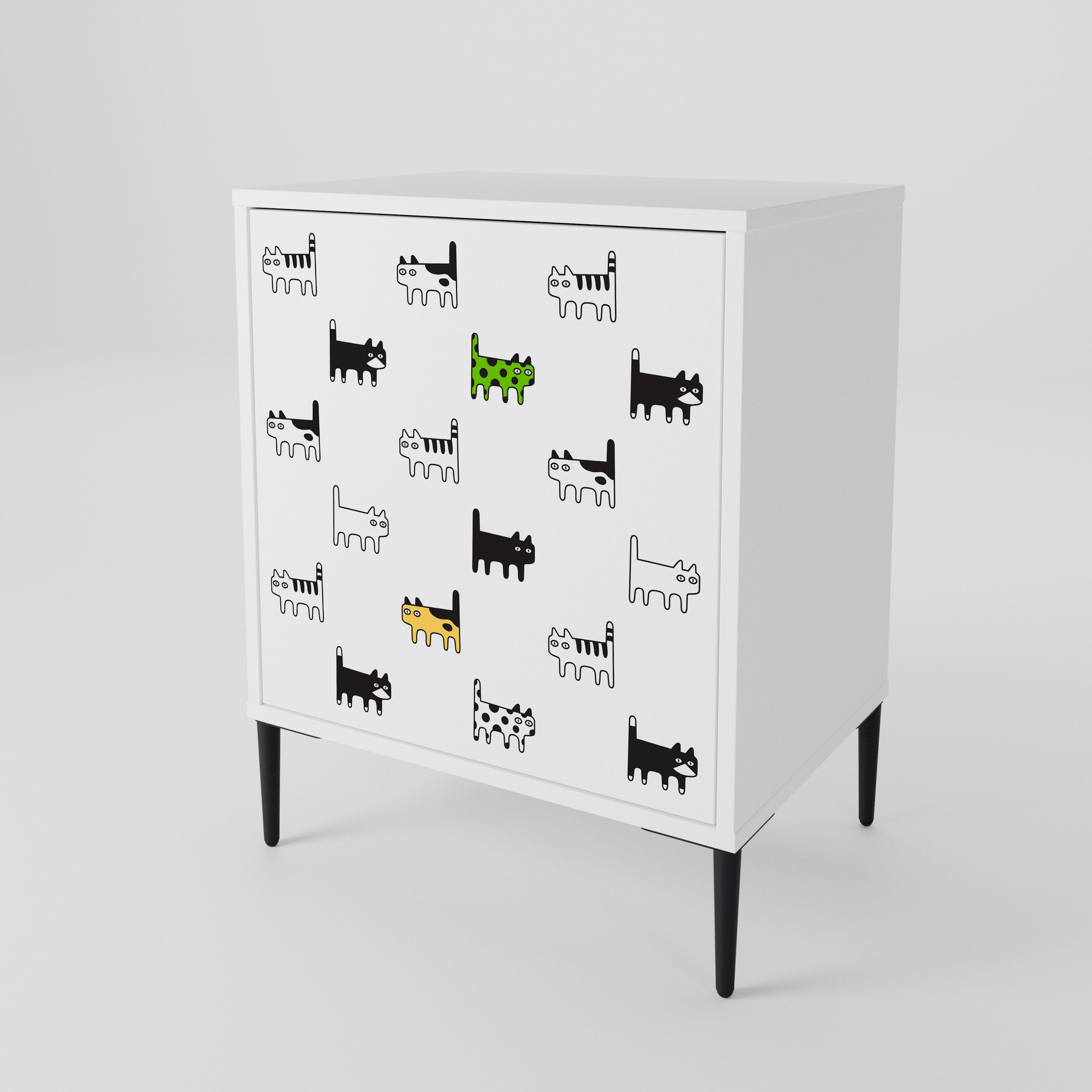 CATS COMPILATION 1-Door Sideboard