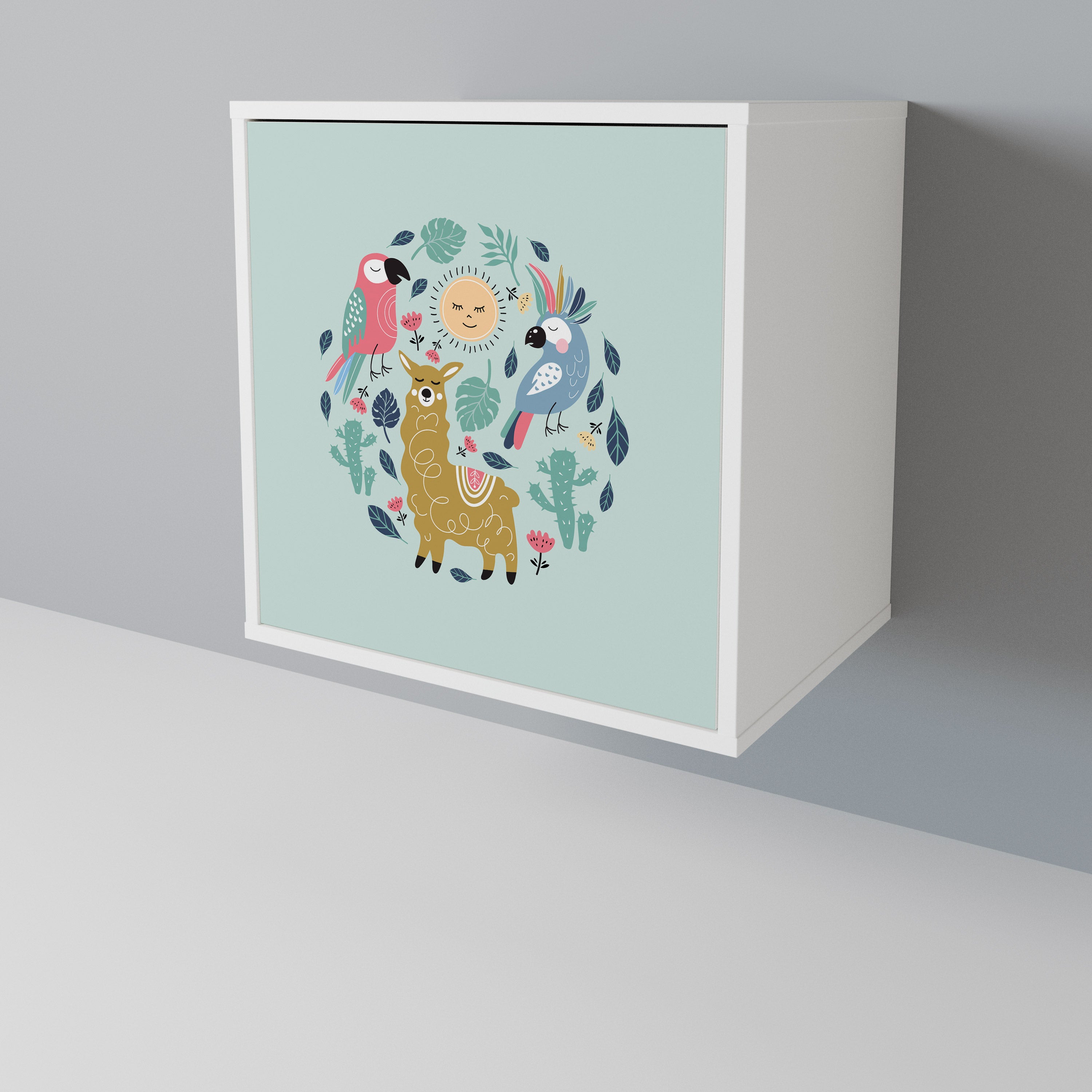 COLORFUL ALPACAS Μπουφές 1-θύρας