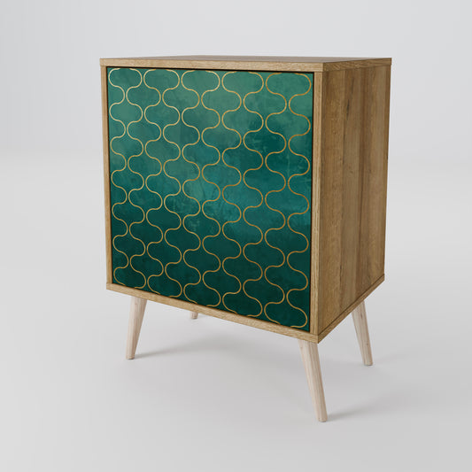 TESSELATED GREENERY Μπουφές 1-θύρας