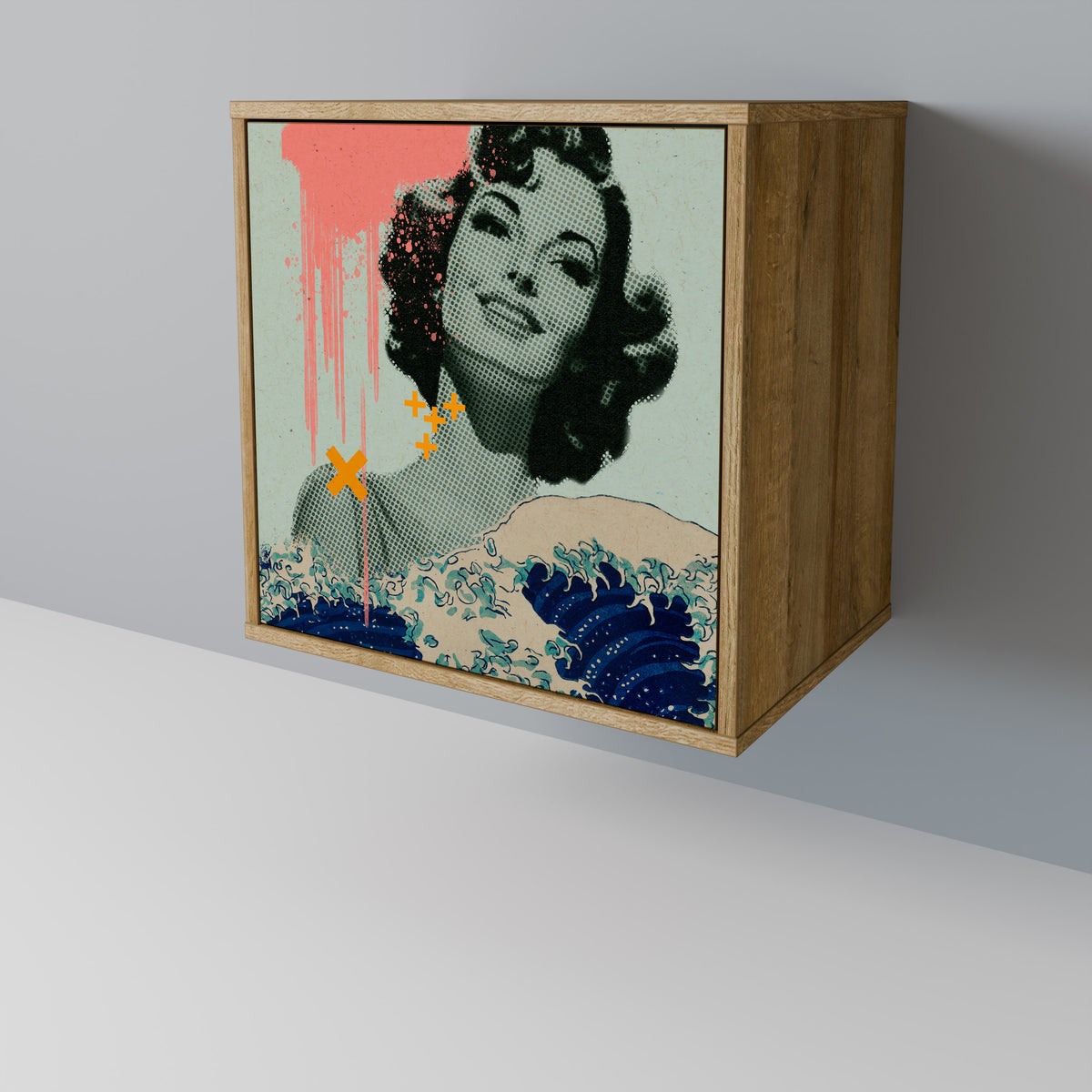 KANAGAWA BEAUTY Μπουφές 1-θύρας