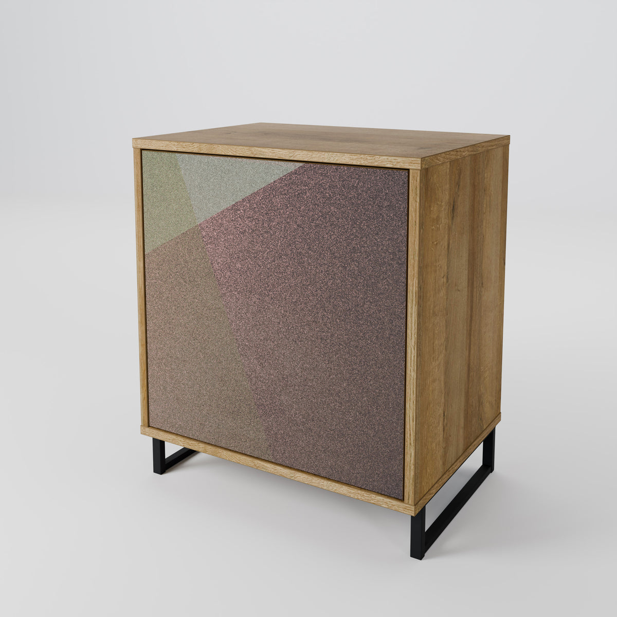 BEIGE GEOMETRY Μπουφές 1-θύρας