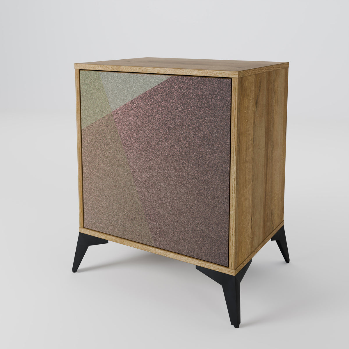 BEIGE GEOMETRY Μπουφές 1-θύρας