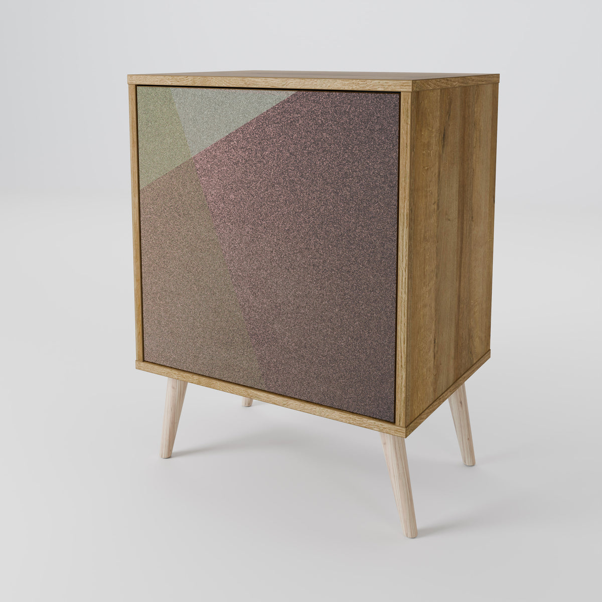 BEIGE GEOMETRY Μπουφές 1-θύρας