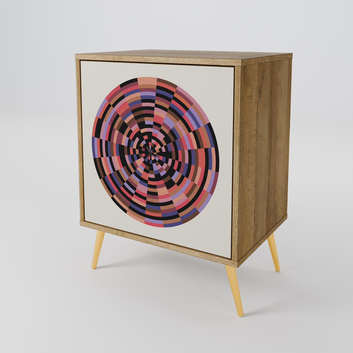 BROWN CIRCLES Μπουφές 1-θύρας