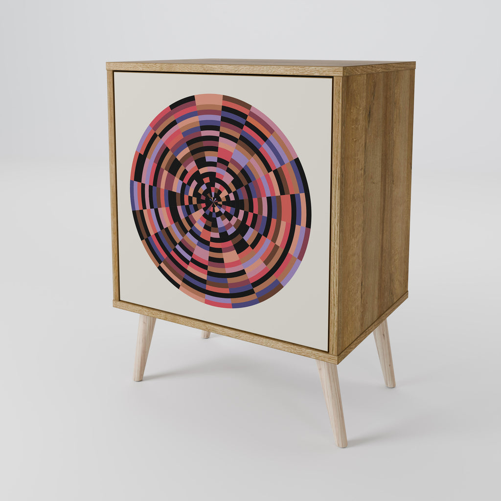 BROWN CIRCLES Μπουφές 1-θύρας