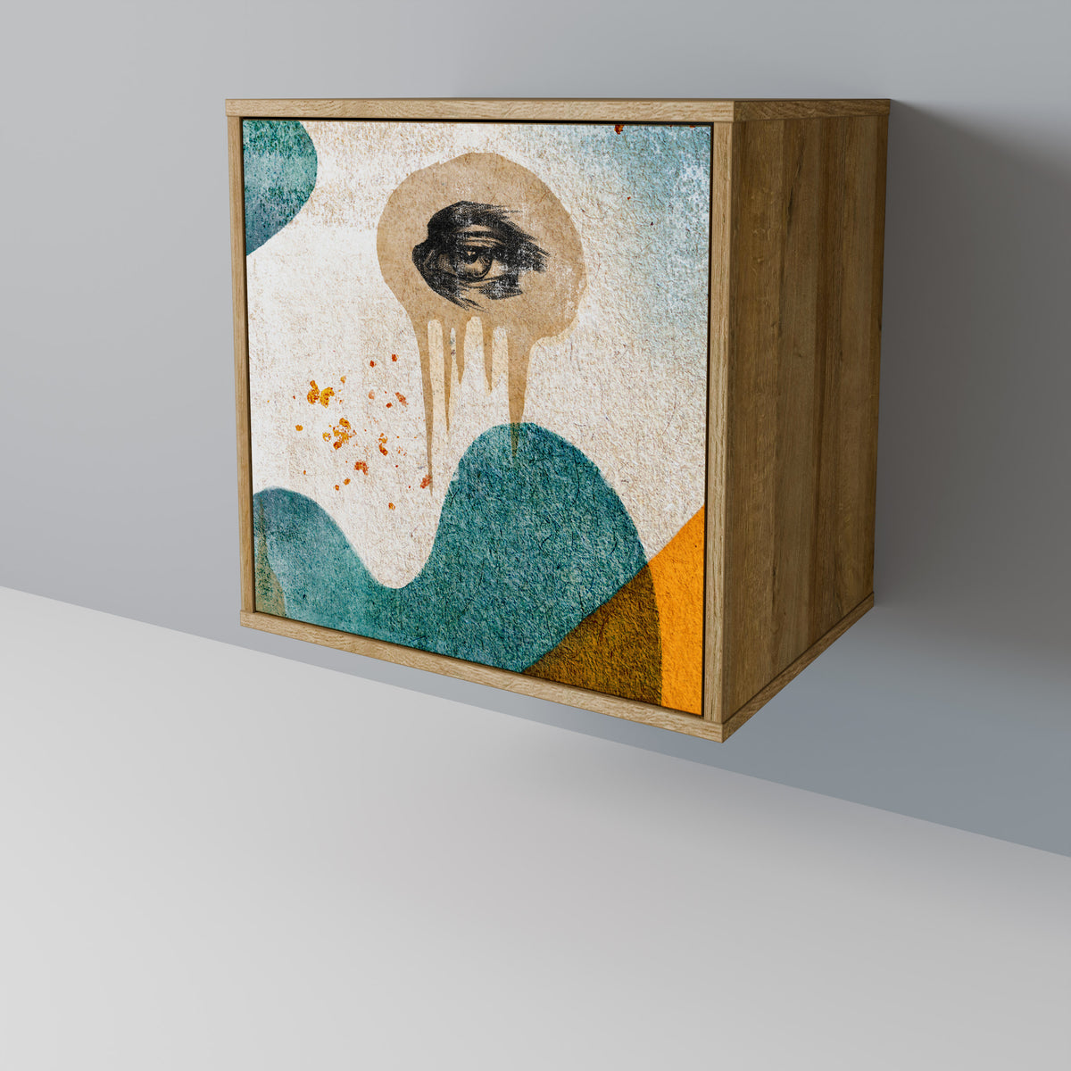 ABSTRACT FACES Μπουφές 1-θύρας