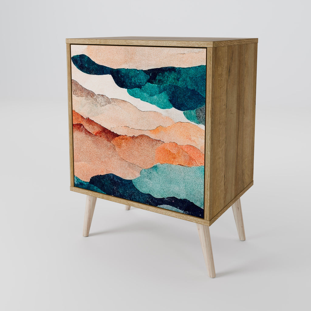 ABSTRACT LANDSCAPE 1-Door Sideboard