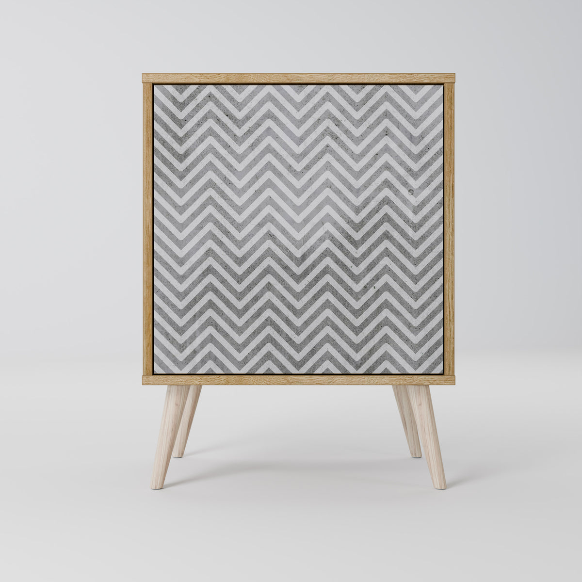 CONCRETE ZIG ZAG Μπουφές 1-θύρας