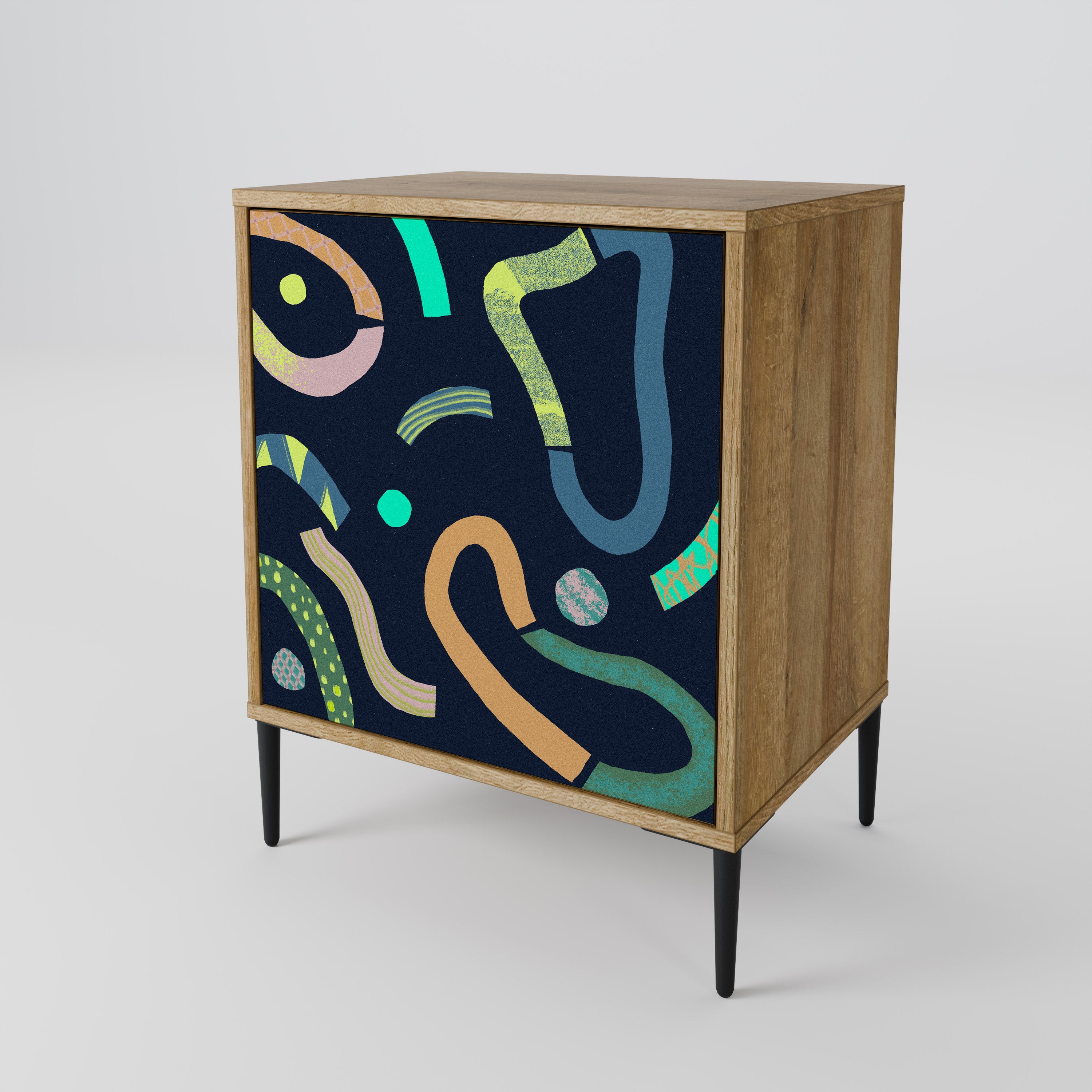 CONTRAST DANCE 1-Door Sideboard