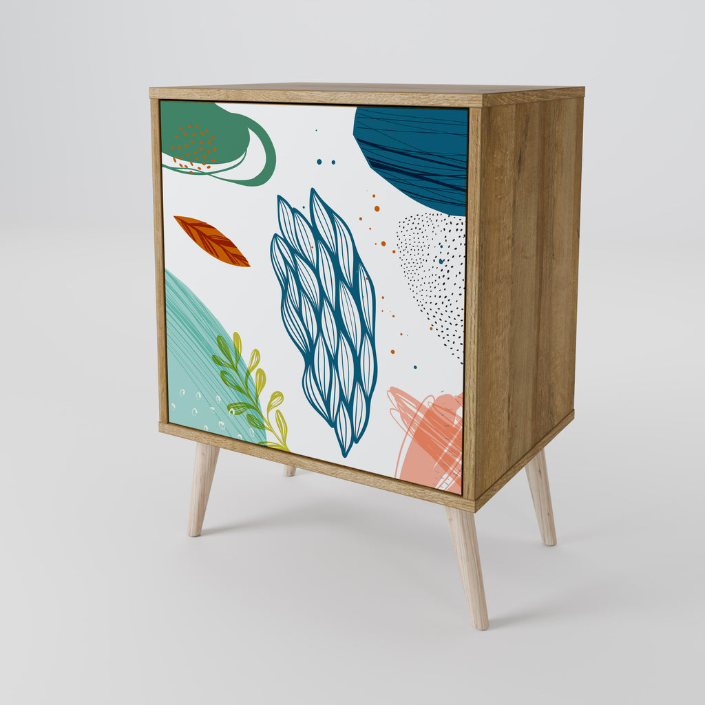 BOTANICAL HURRICANE 1-Door Sideboard