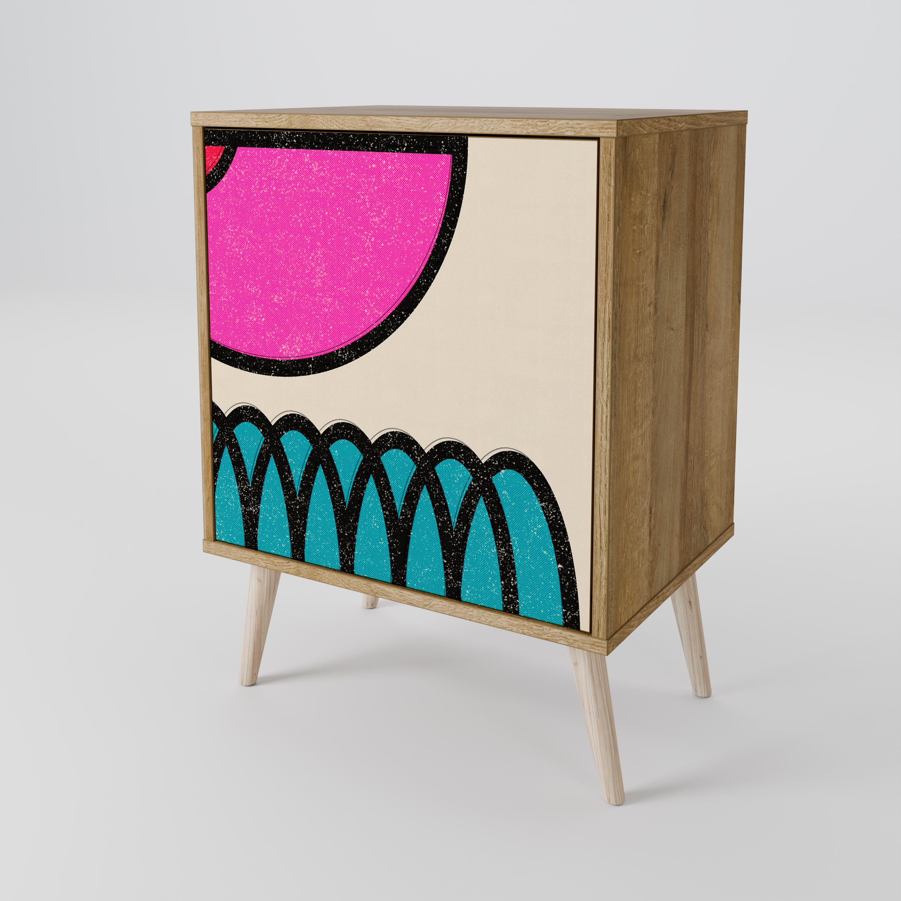 GEOMETRIC RHAPSODY 1-Door Sideboard