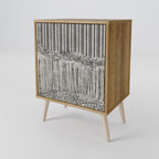 GRAIN LINES 1-Door Sideboard