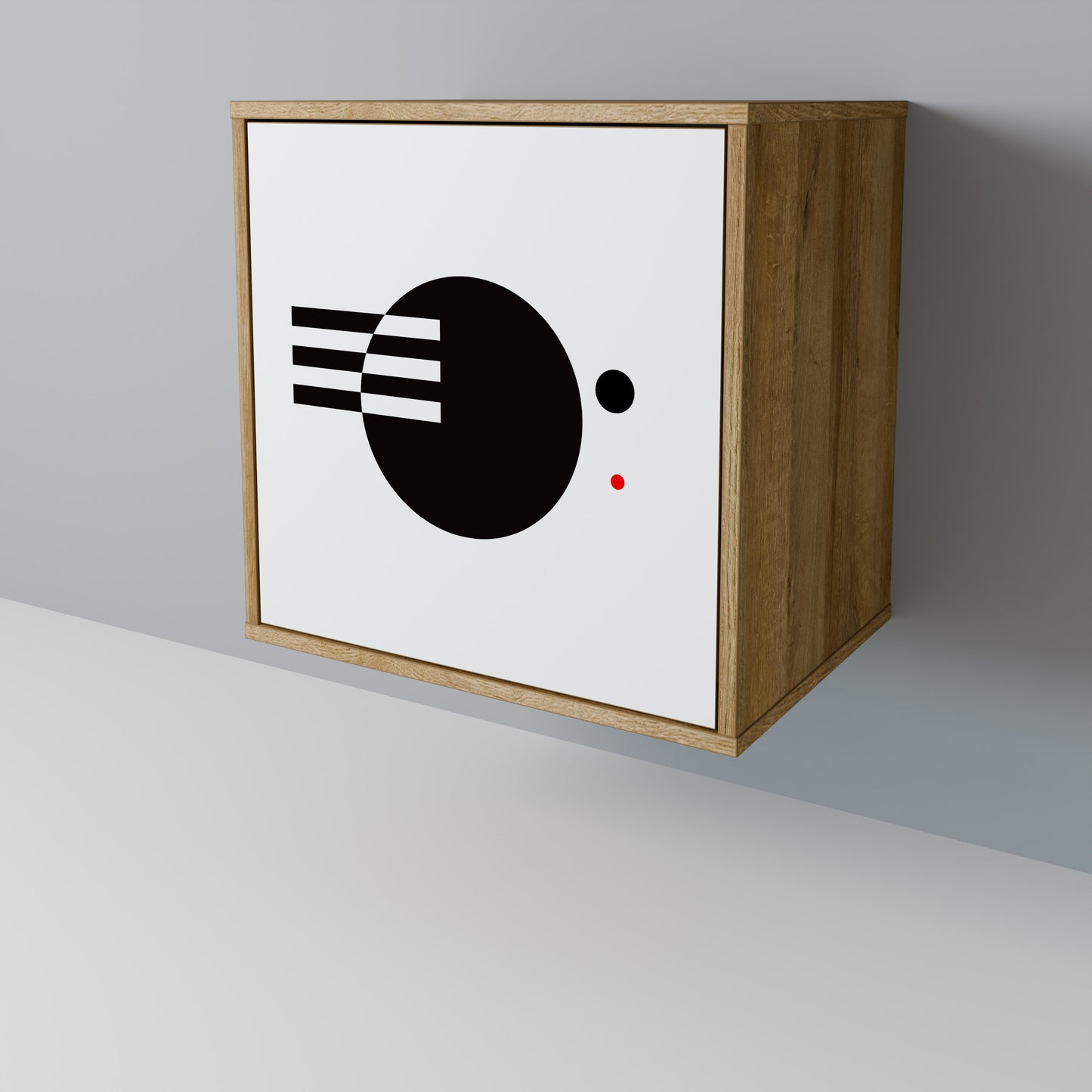 BLACK AND WHITE COMBINATION Μπουφές 1-θύρας