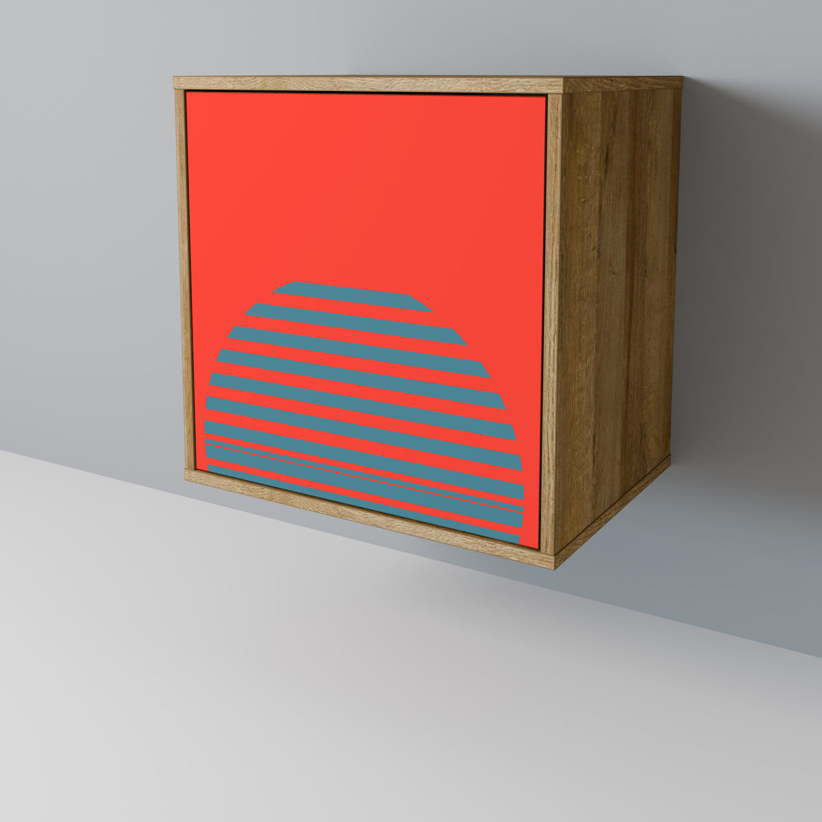 RISING GEOMETRY STARS 1-Door Sideboard