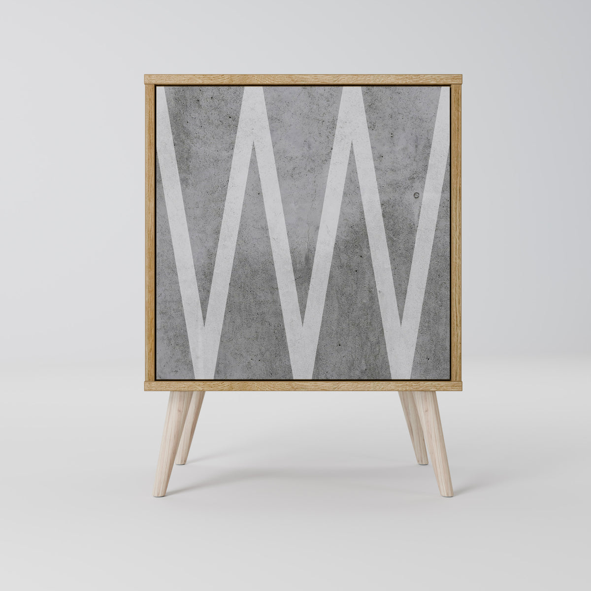 SOLID ZIG ZAG 1-Door Sideboard