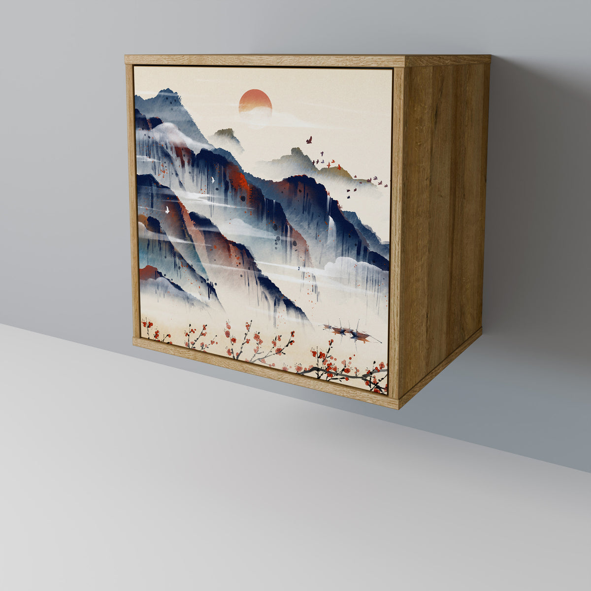 JAPANESE LANDSCAPE Μπουφές 1-θύρας