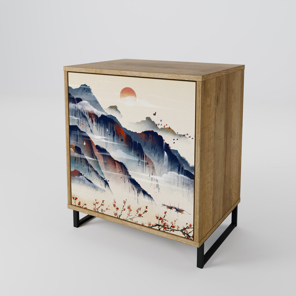 JAPANESE LANDSCAPE Μπουφές 1-θύρας