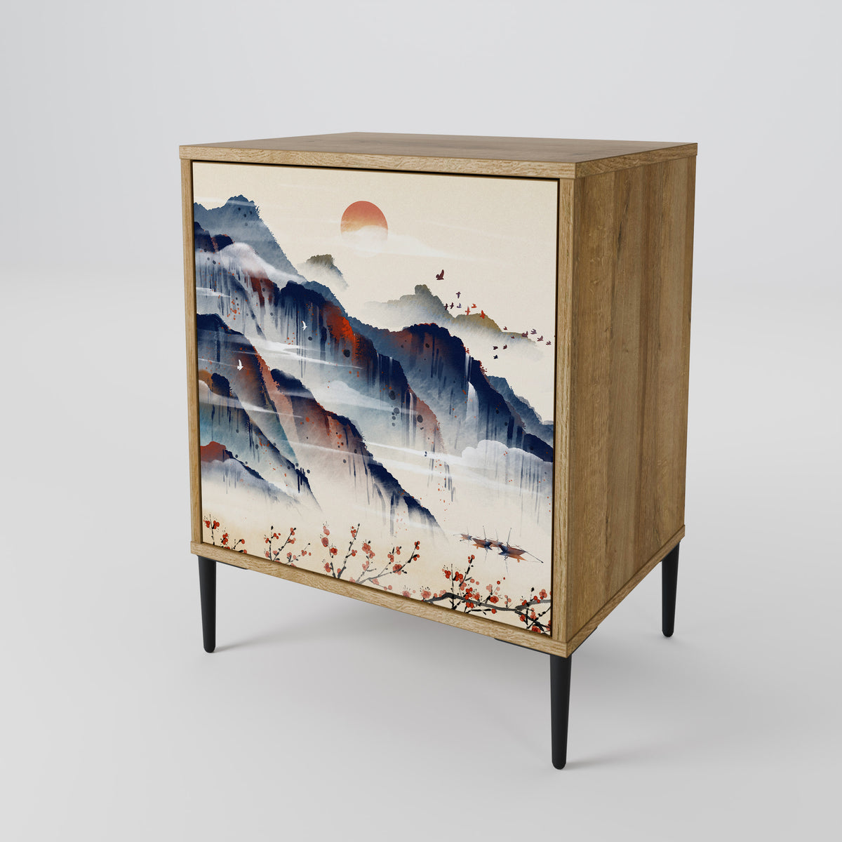 JAPANESE LANDSCAPE Μπουφές 1-θύρας