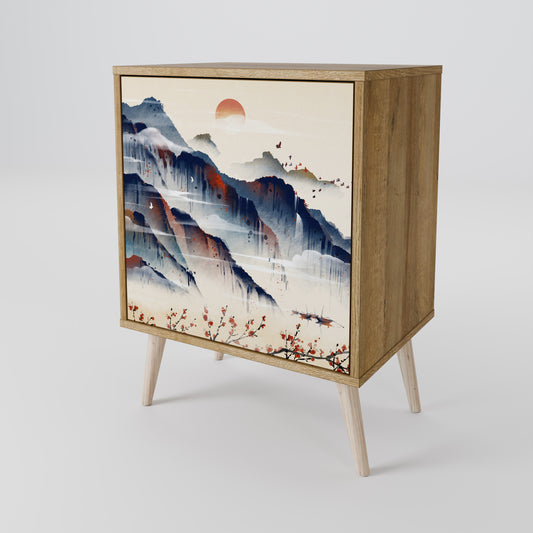 JAPANESE LANDSCAPE Μπουφές 1-θύρας