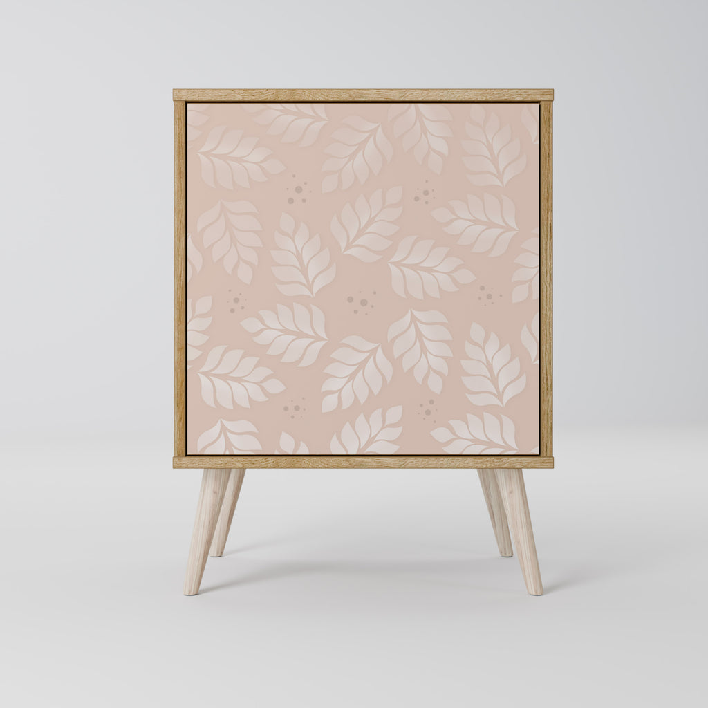 LEAVES ON BEIGE 1-Door Sideboard