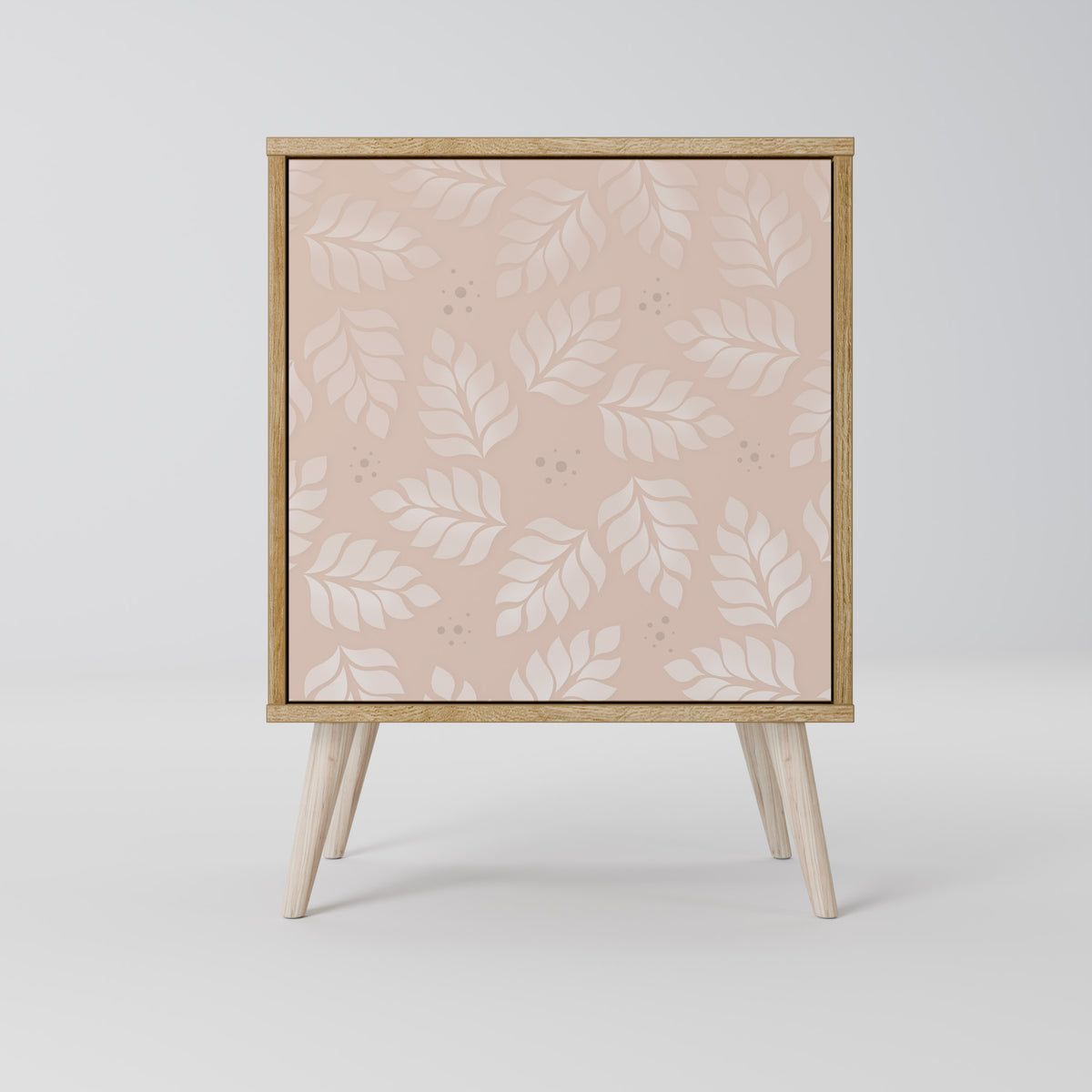 LEAVES ON BEIGE Μπουφές 1-θύρας