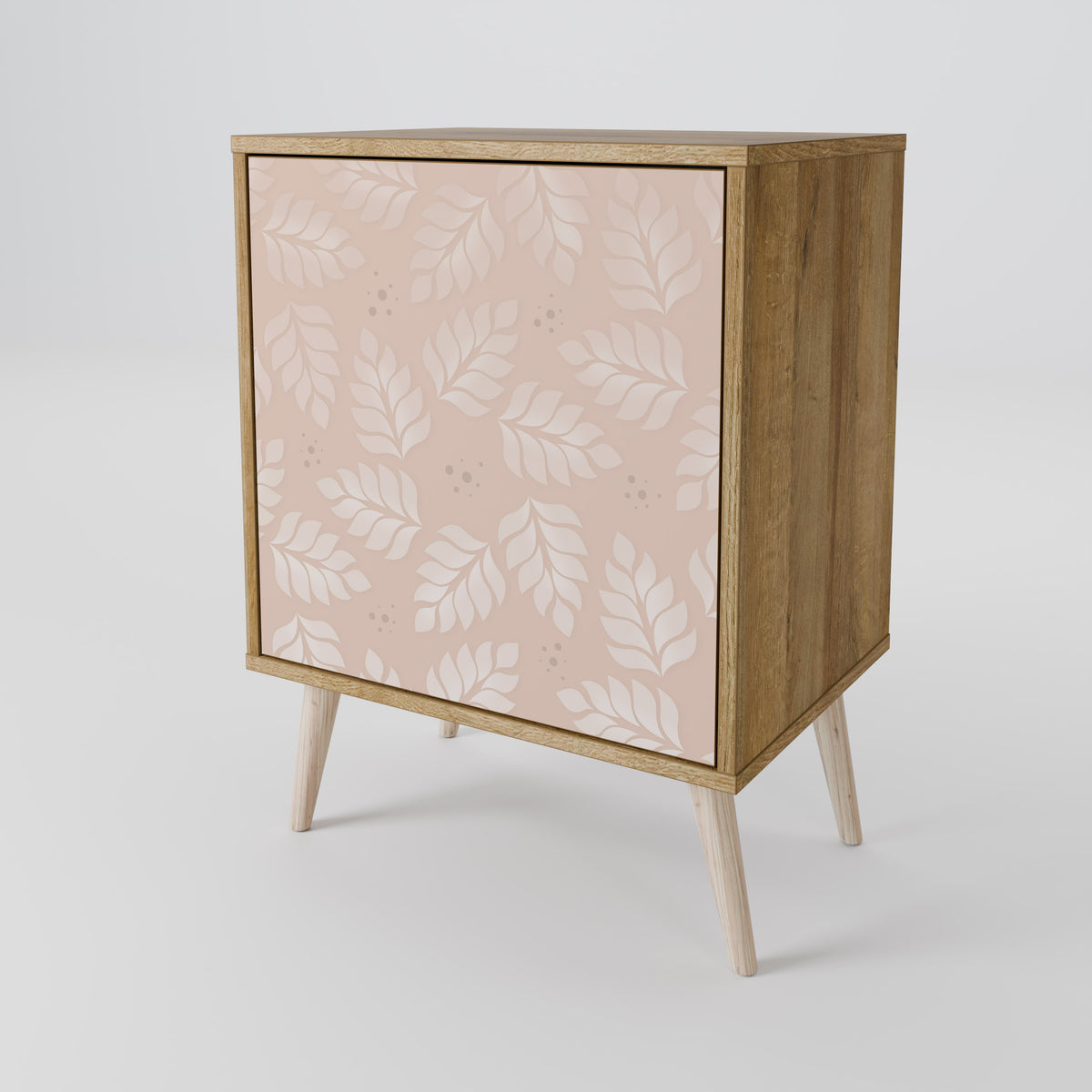 LEAVES ON BEIGE Μπουφές 1-θύρας