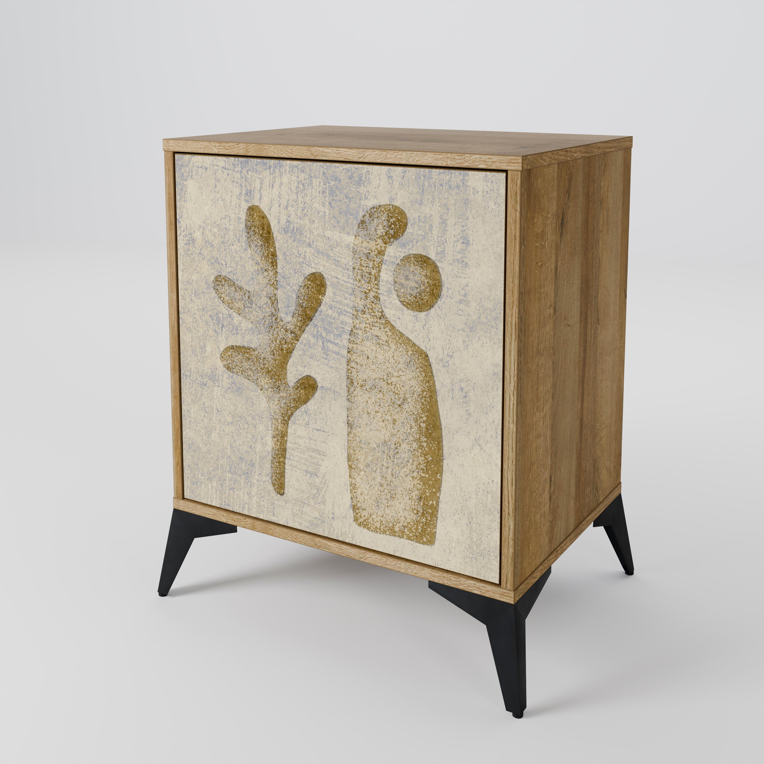 SAND SCULPTURES 1-Door Sideboard