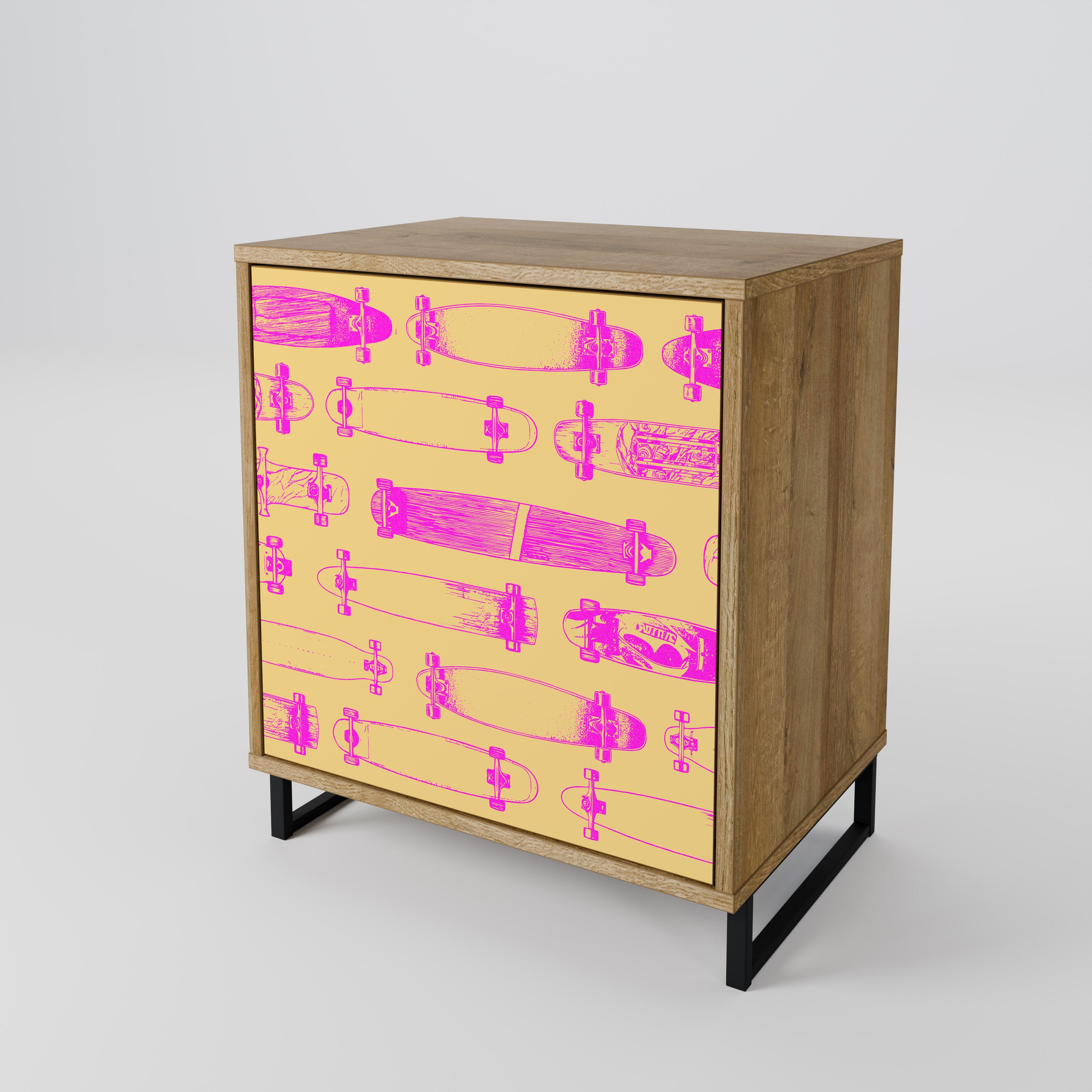 SKATEBOARD ARTISTRY 1-Door Sideboard