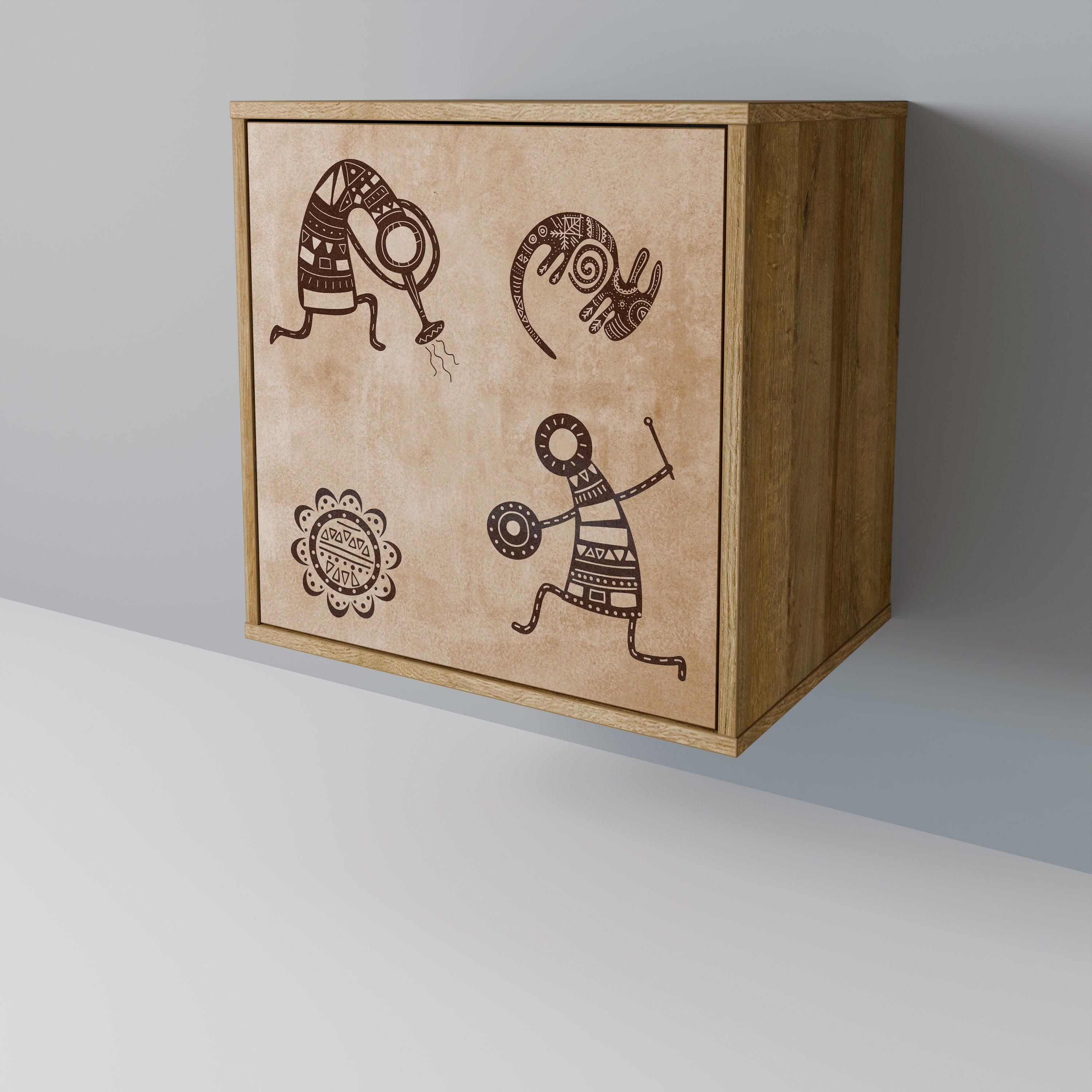 AFRICAN STYLE 1-Door Sideboard