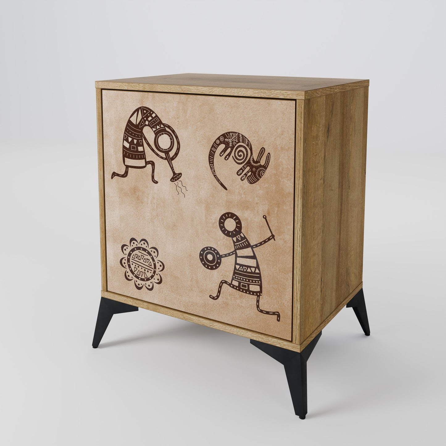 AFRICAN STYLE 1-Door Sideboard