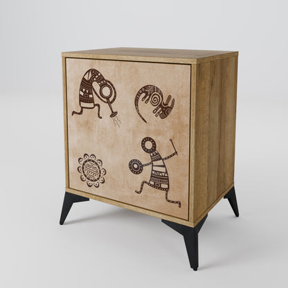 AFRICAN STYLE 1-Door Sideboard
