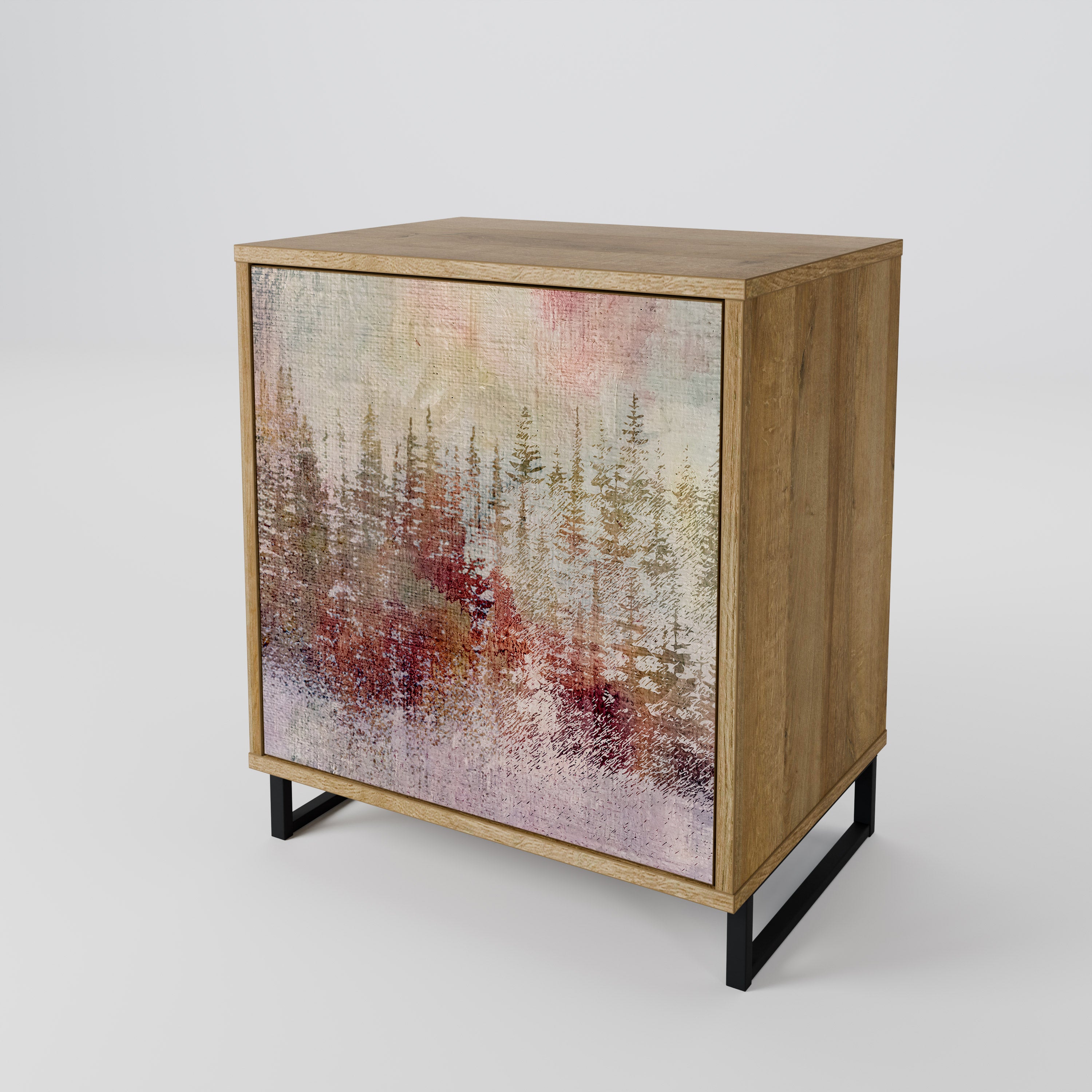 VEILED SUMMIT 1-Door Sideboard