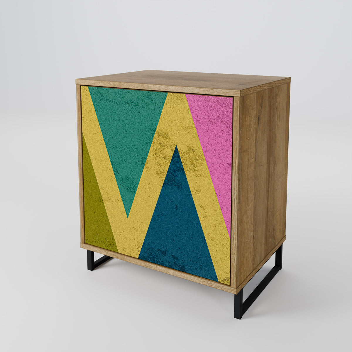COLORFUL TRIANGLES Μπουφές 1-θύρας