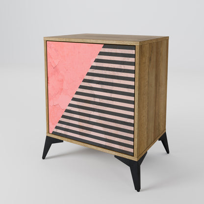 GLAMOROUS STRIPE 1-Door Sideboard