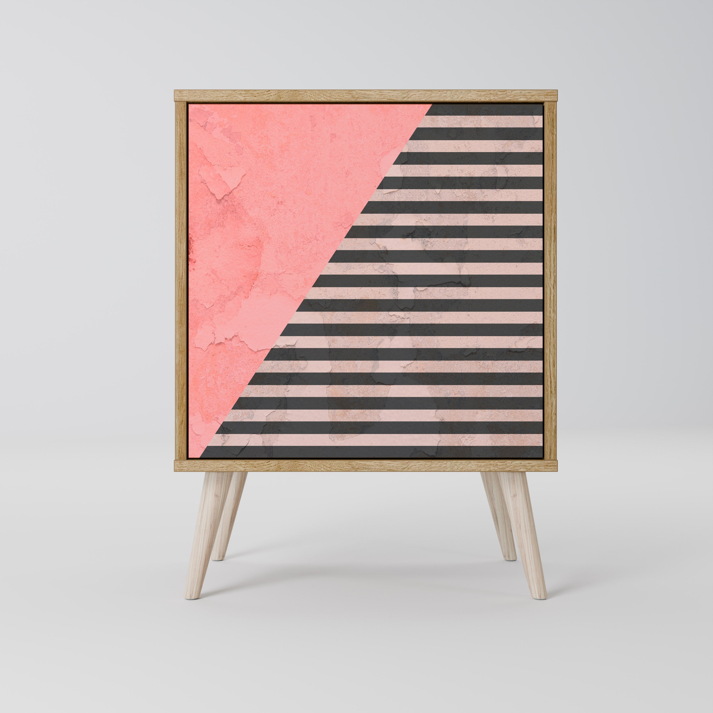 GLAMOROUS STRIPE Μπουφές 1-θύρας