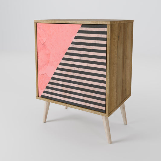 GLAMOROUS STRIPE Μπουφές 1-θύρας