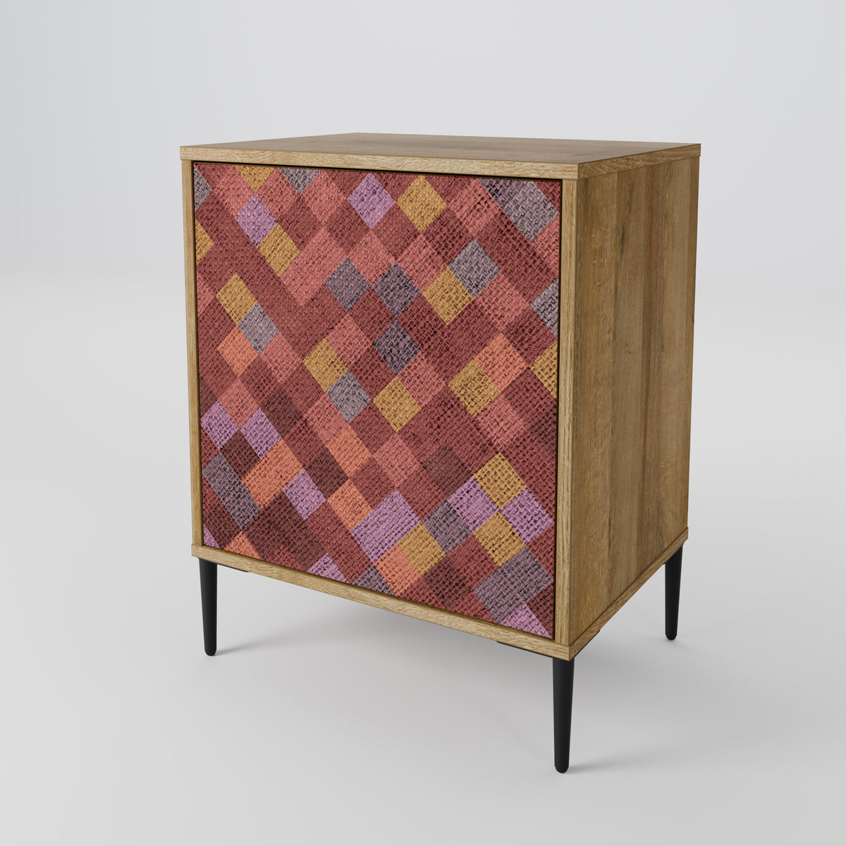 PAINTED SQUARES Μπουφές 1-θύρας
