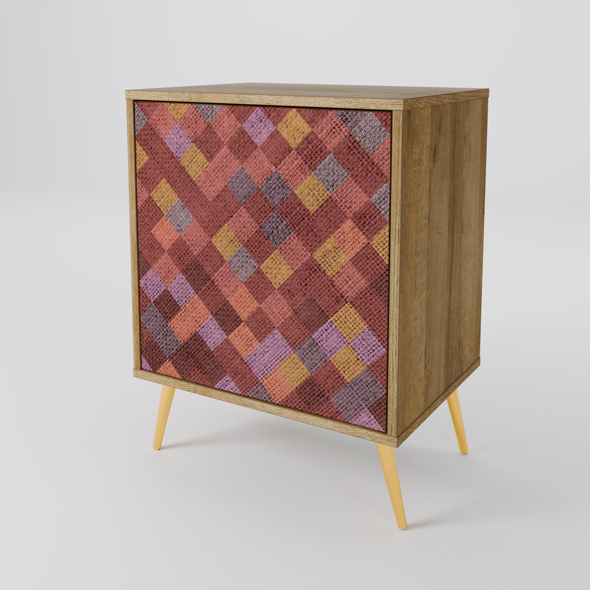PAINTED SQUARES Μπουφές 1-θύρας