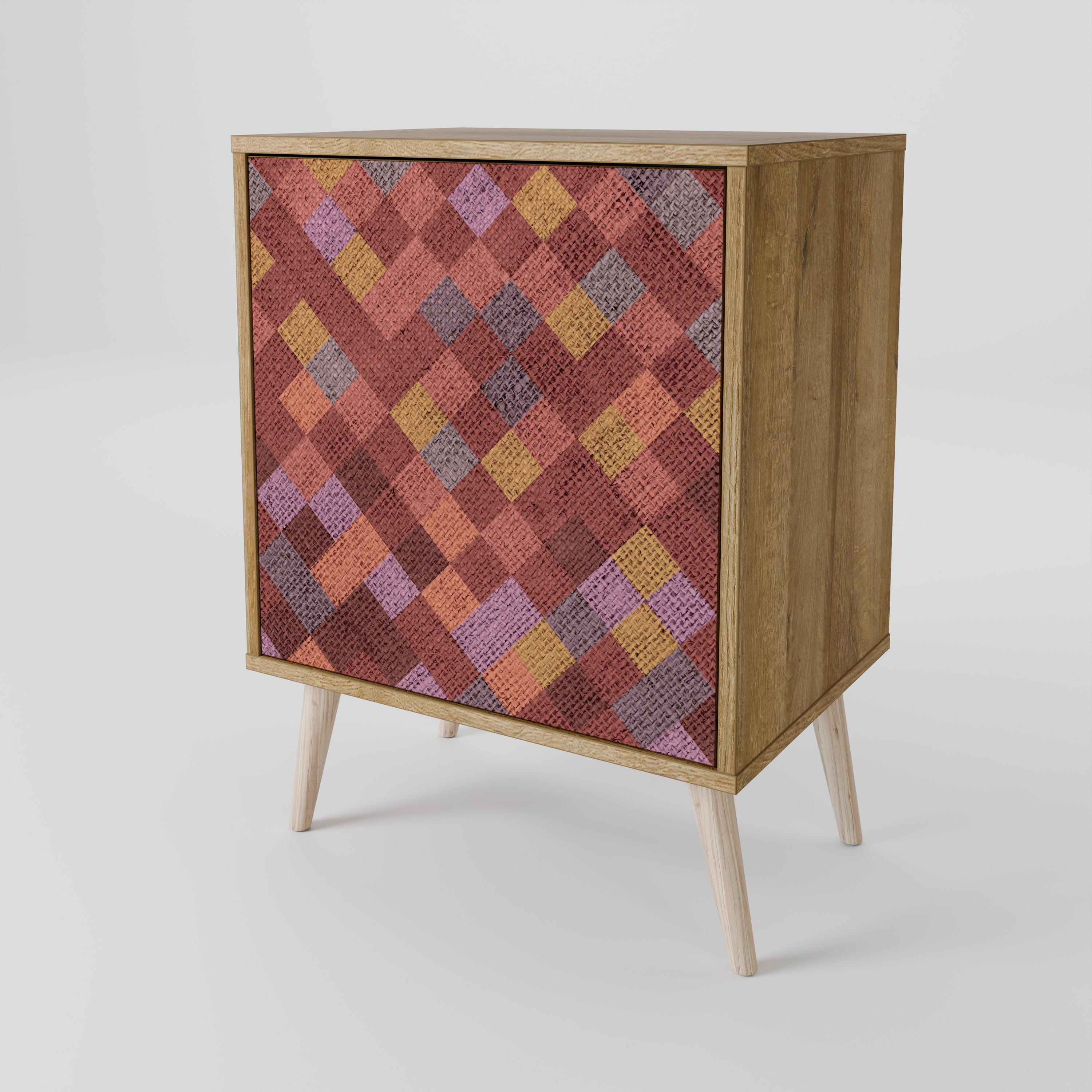 PAINTED SQUARES Μπουφές 1-θύρας