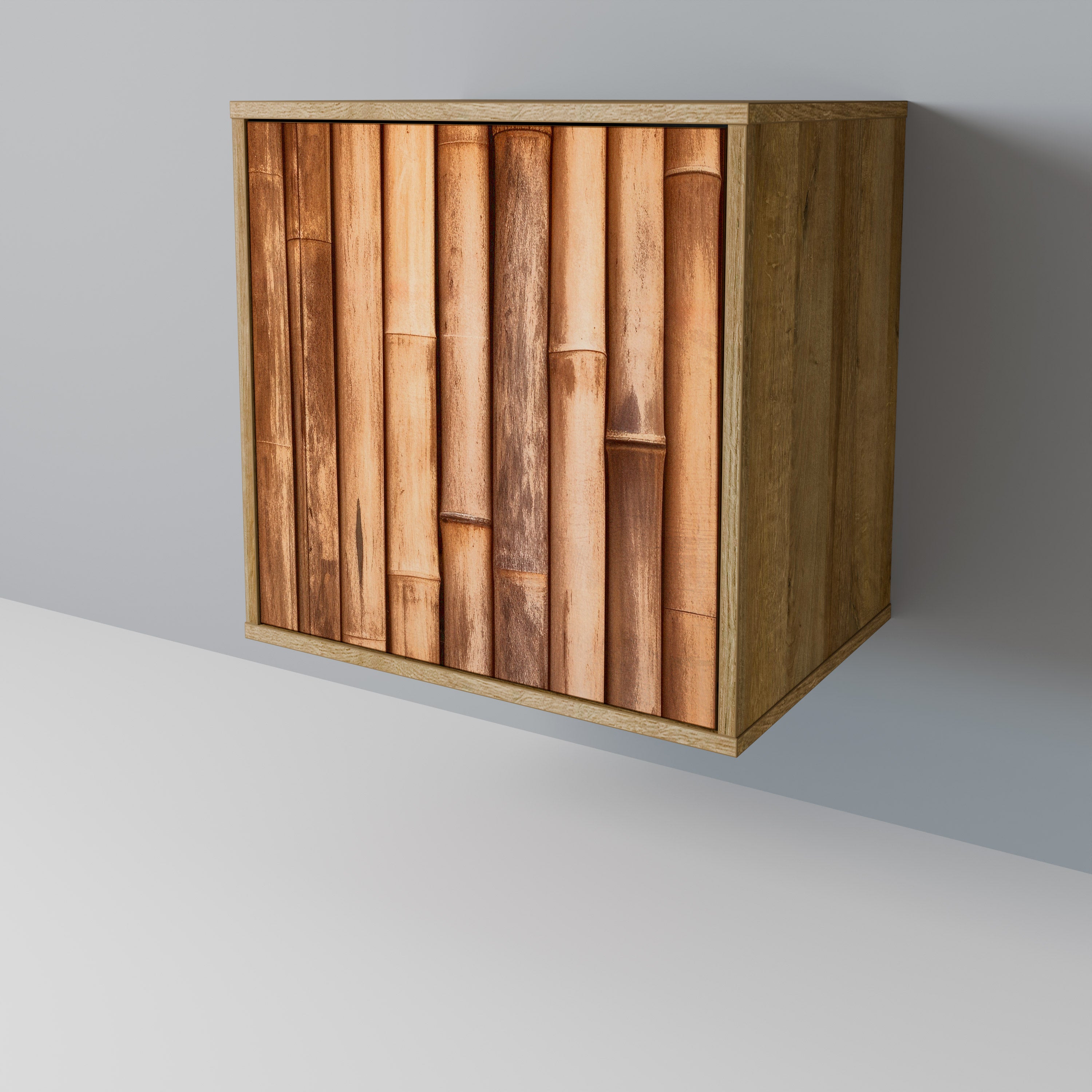 NATURAL WOOD 1-Door Sideboard