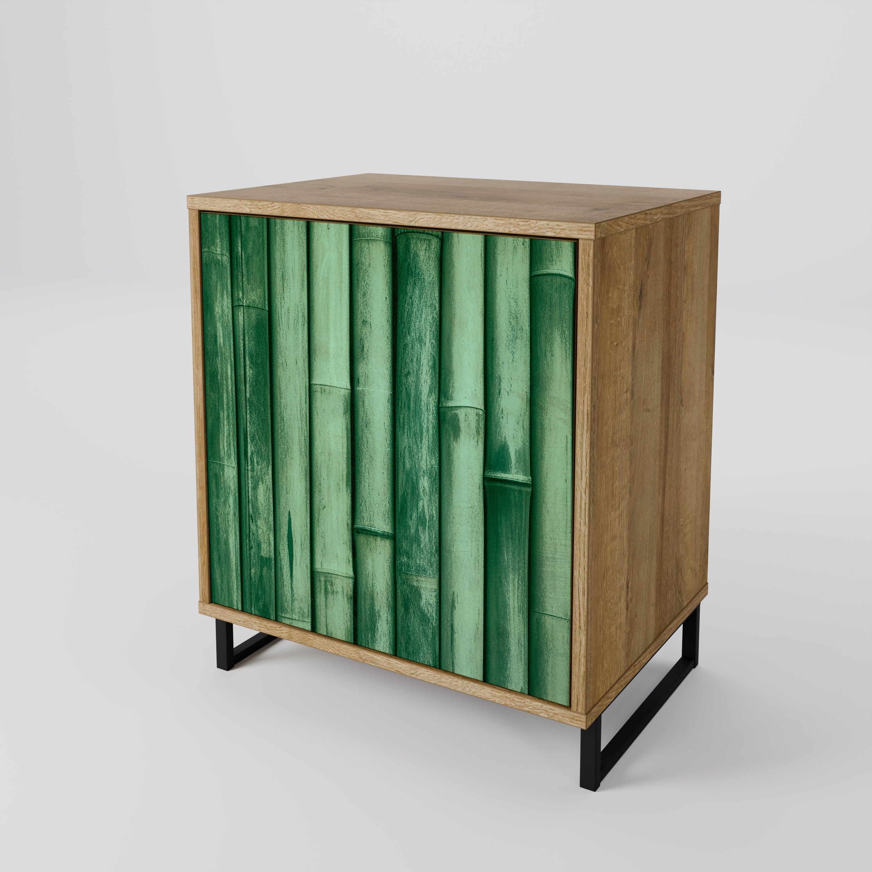 NATURAL GREEN 1-Door Sideboard